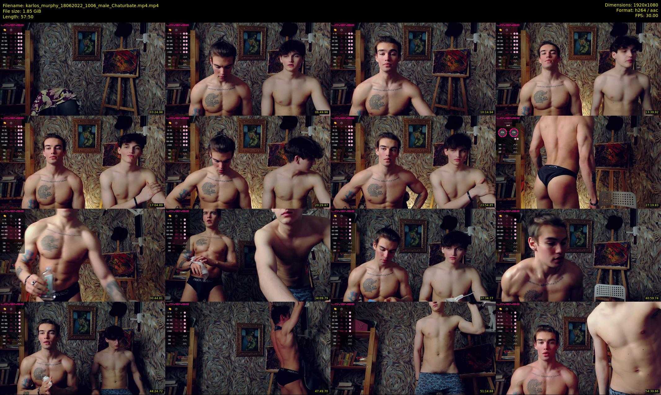 karlos_murphy — 58 minute Chaturbate male cam show recording, 1080p, Jun 18, 2022