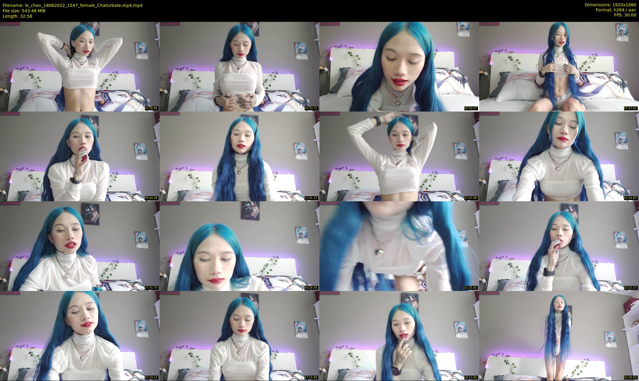 le_chan — 33 minute Chaturbate female cam show recording, 1080p, Jun 18, 2022