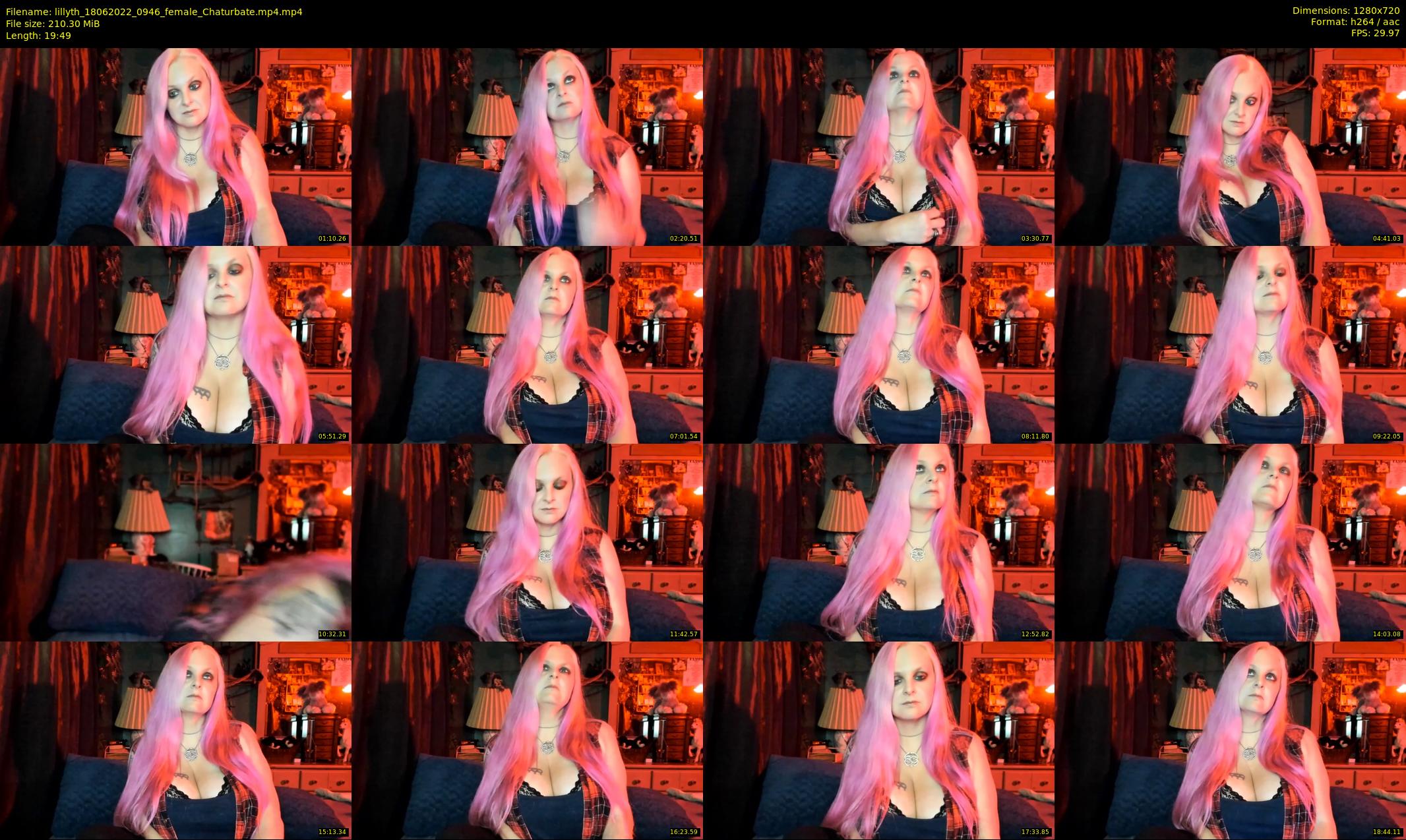 lillyth — 20 minute Chaturbate female cam show recording, 720p, Jun 18, 2022