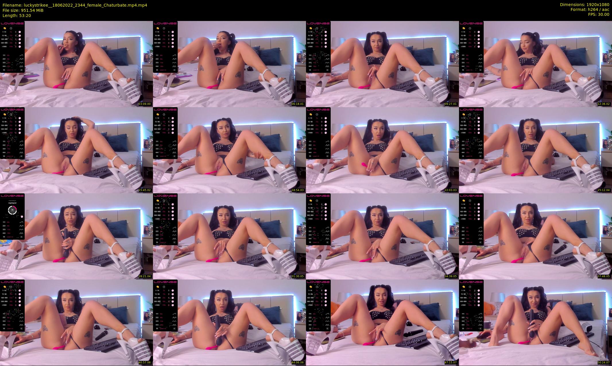 luckystrikee_ — 54 minute Chaturbate female cam show recording, 1080p, Jun 18, 2022