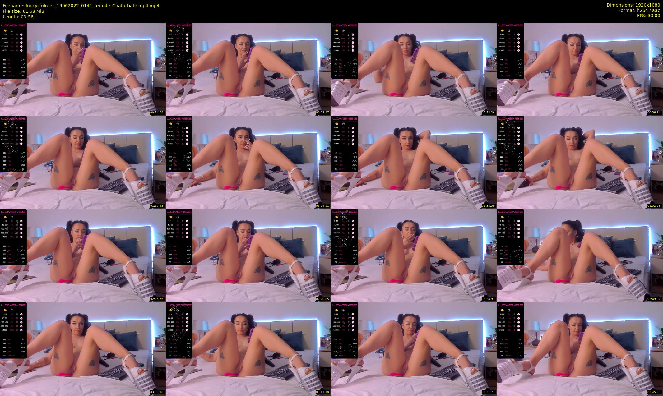 luckystrikee_ — 4 minute Chaturbate female cam show recording, 1080p, Jun 19, 2022