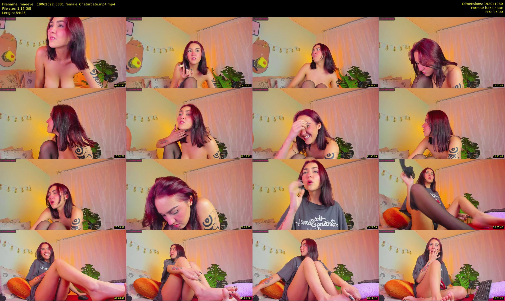 maeeve_ — 55 minute Chaturbate female cam show recording, 1080p, Jun 19, 2022