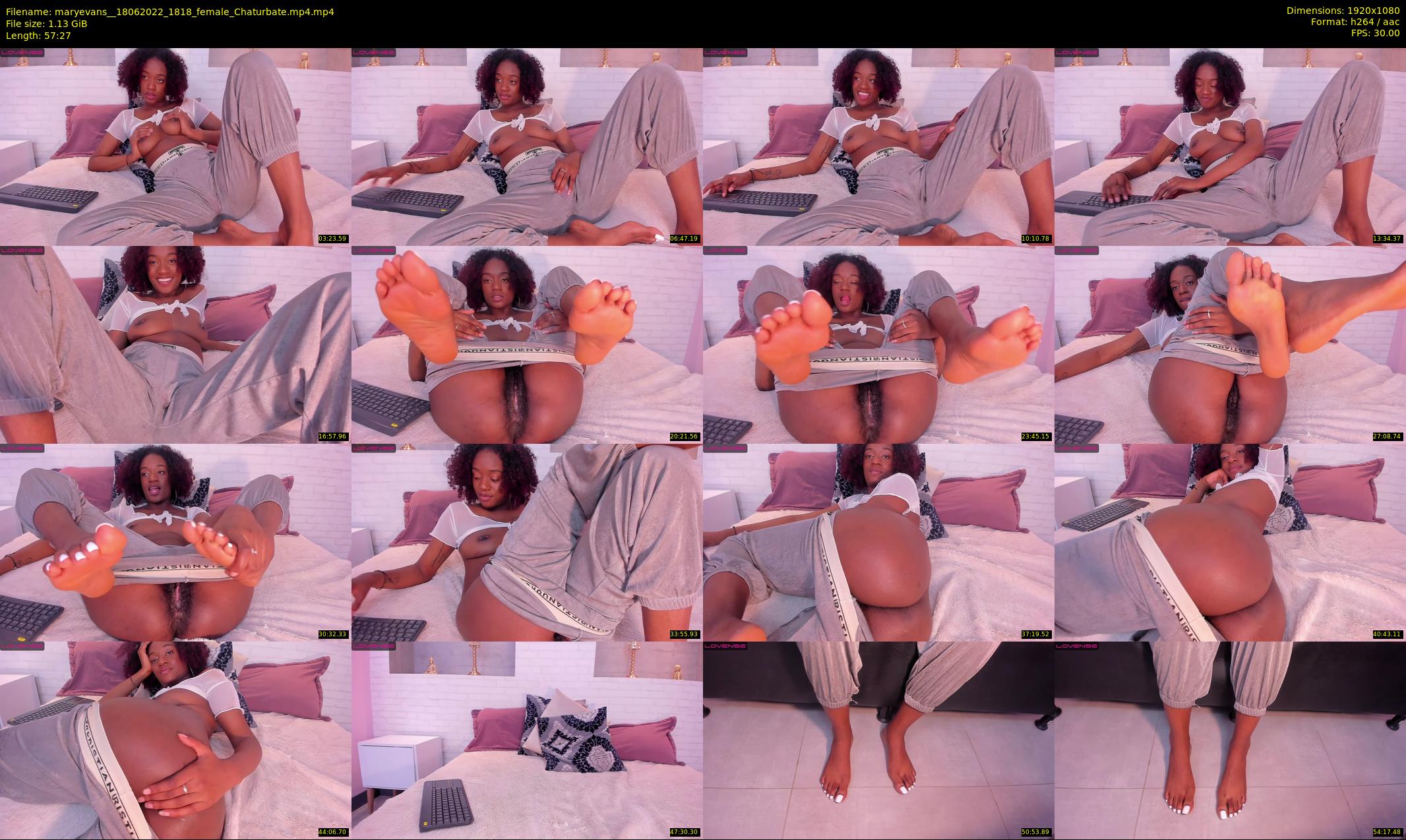 maryevans_ — 58 minute Chaturbate female cam show recording, 1080p, Jun 18, 2022
