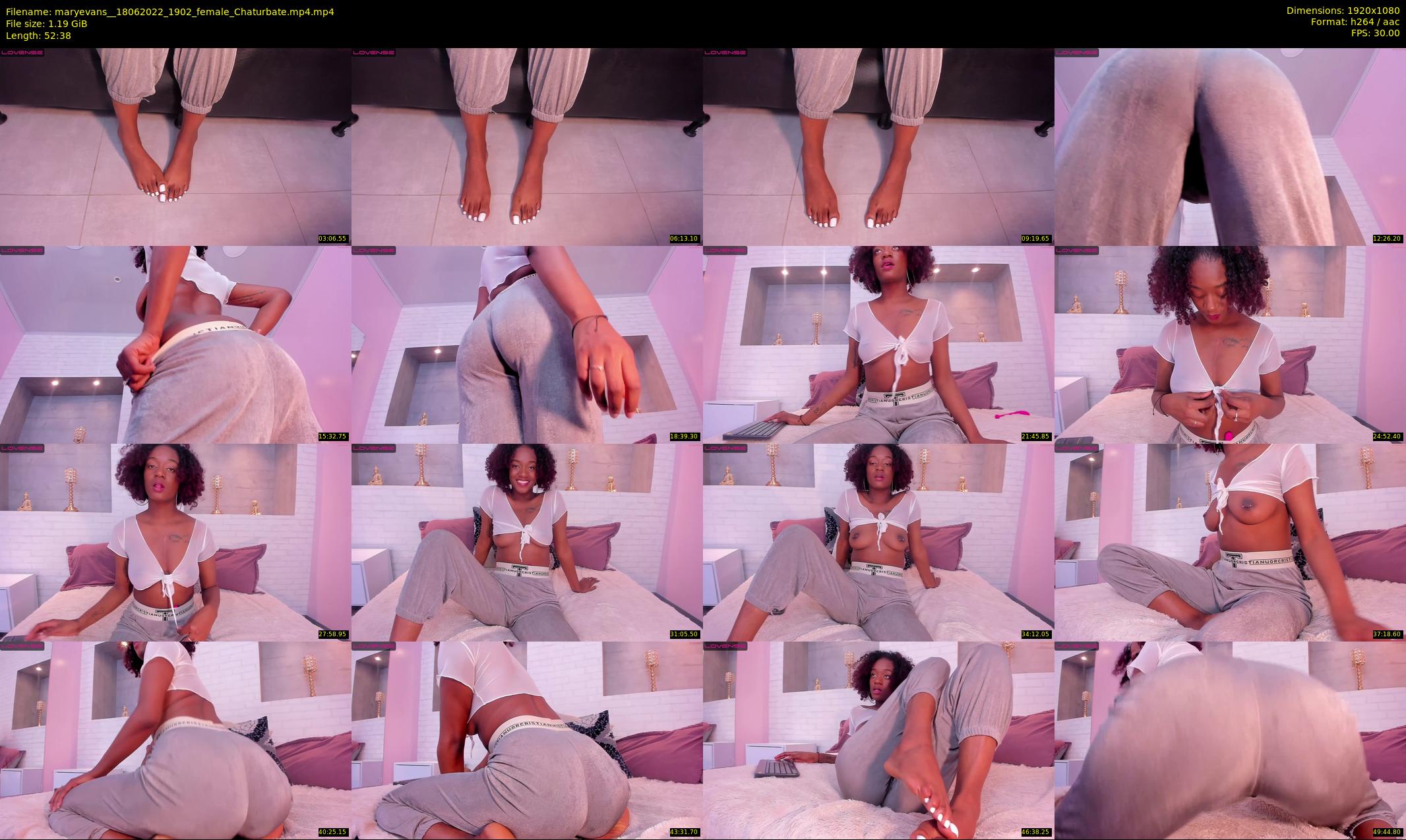 maryevans_ — 53 minute Chaturbate female cam show recording, 1080p, Jun 18, 2022