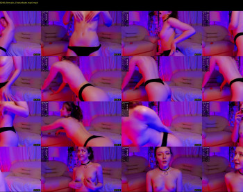 morgandafni — 6 minute Chaturbate couple cam show recording, 1080p, Jun 19, 2022