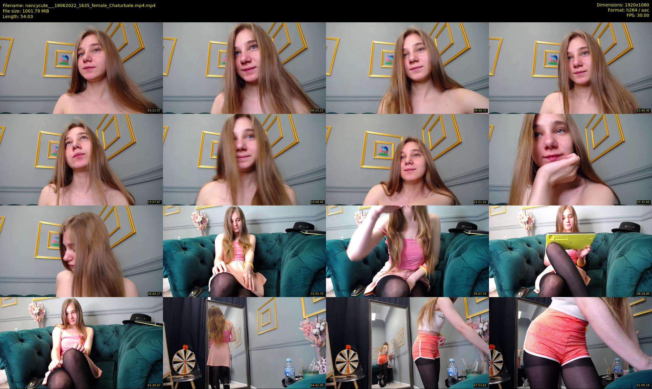 nancycute__ — 55 minute Chaturbate female cam show recording, 1080p, Jun 18, 2022