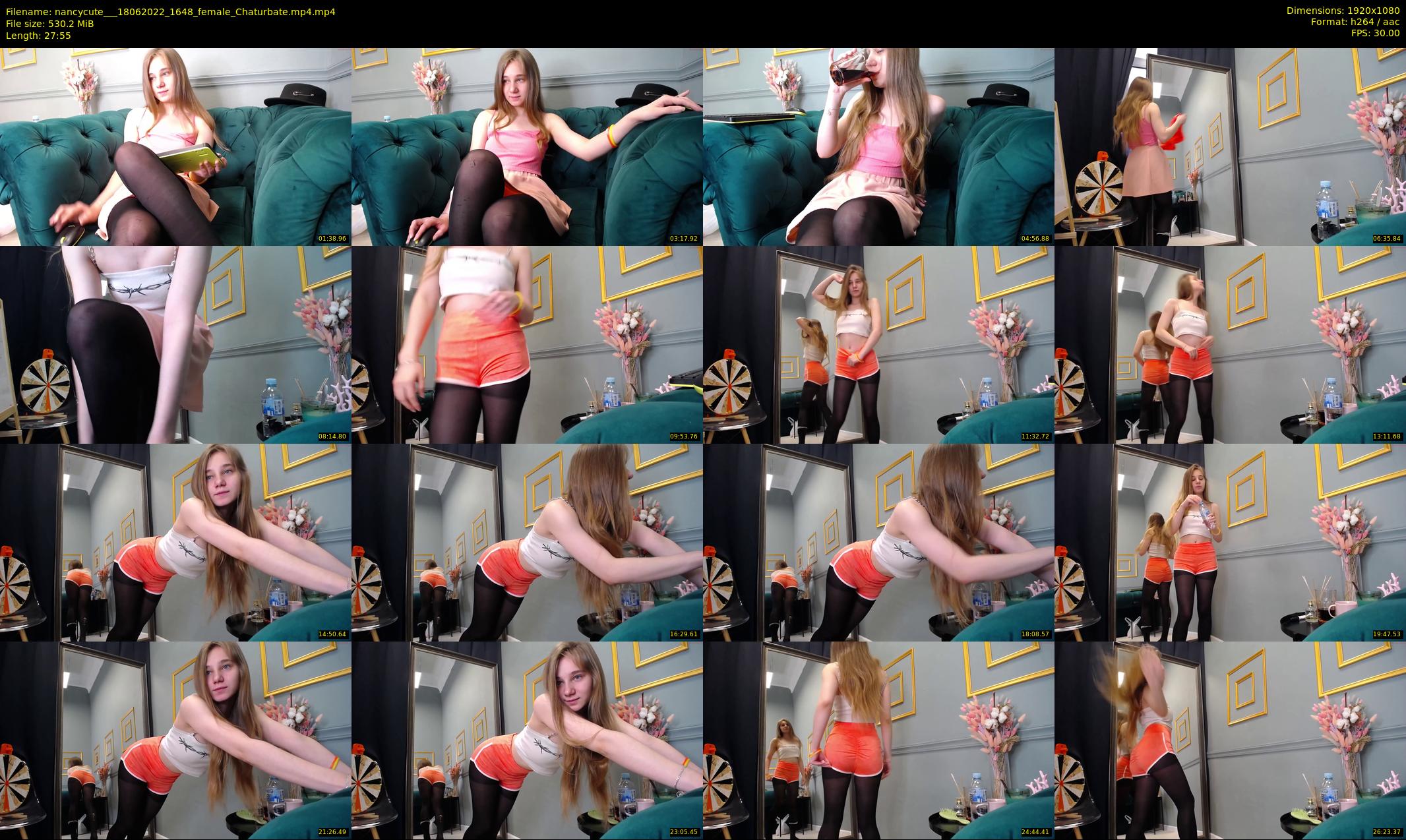 nancycute__ — 28 minute Chaturbate female cam show recording, 1080p, Jun 18, 2022