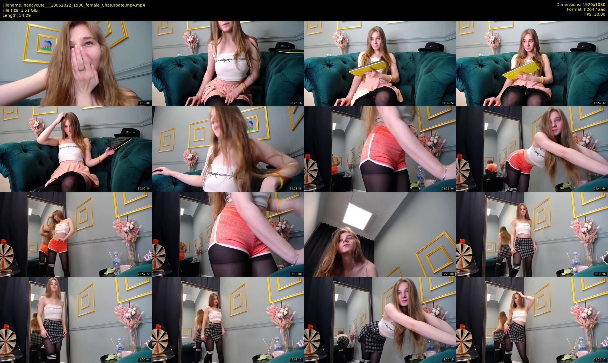 nancycute__ — 55 minute Chaturbate female cam show recording, 1080p, Jun 18, 2022