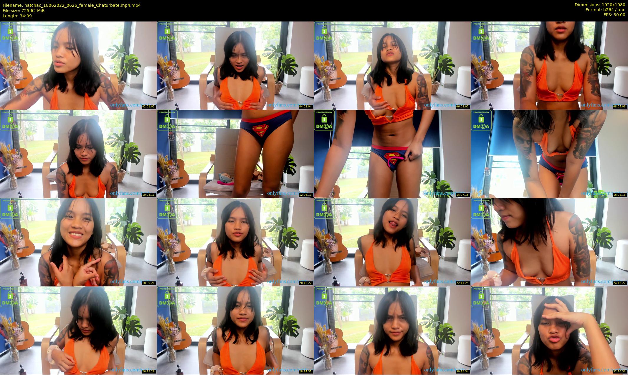 natchac — 35 minute Chaturbate female cam show recording, 1080p, Jun 18, 2022