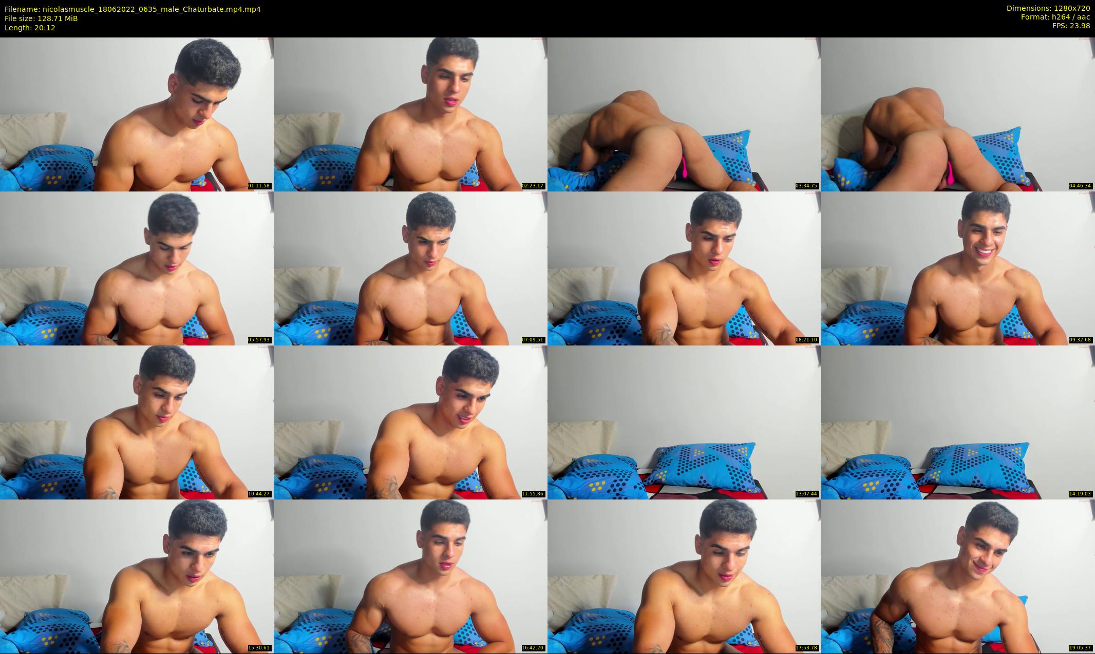 nicolasmuscle — 21 minute Chaturbate male cam show recording, 720p, Jun 18, 2022
