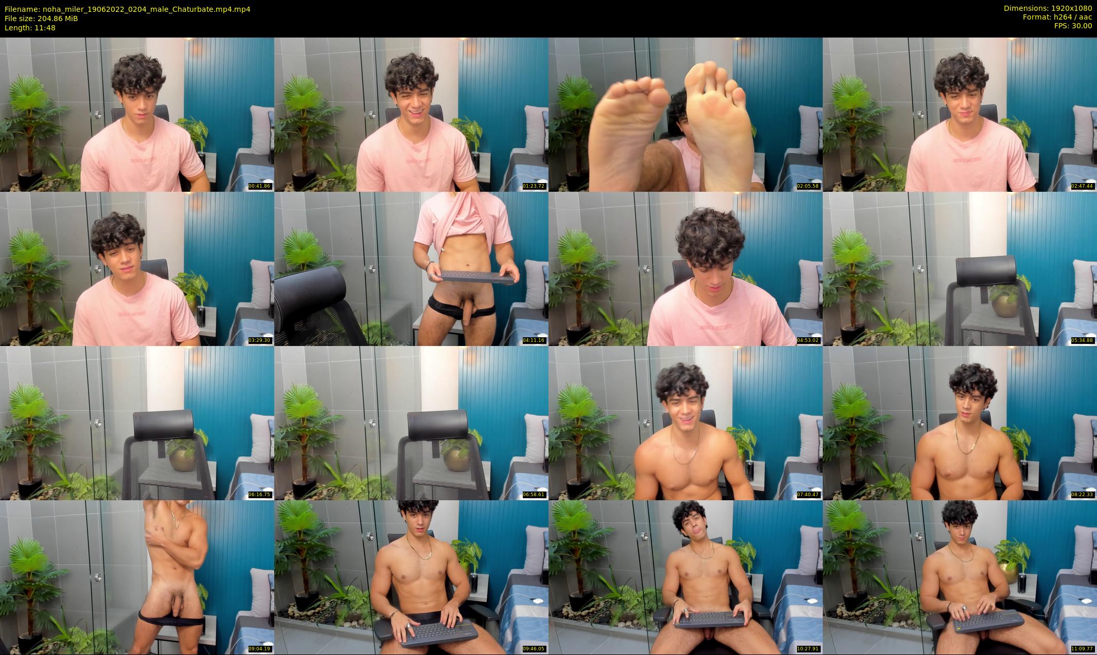 noha_miler — 12 minute Chaturbate male cam show recording, 1080p, Jun 19, 2022