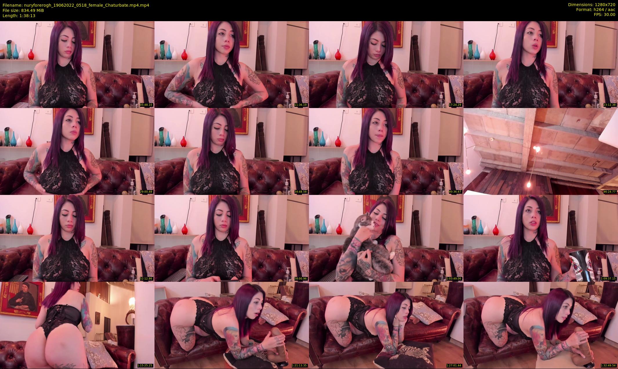 nuryforerogh — 99 minute Chaturbate female cam show recording, 720p, Jun 19, 2022