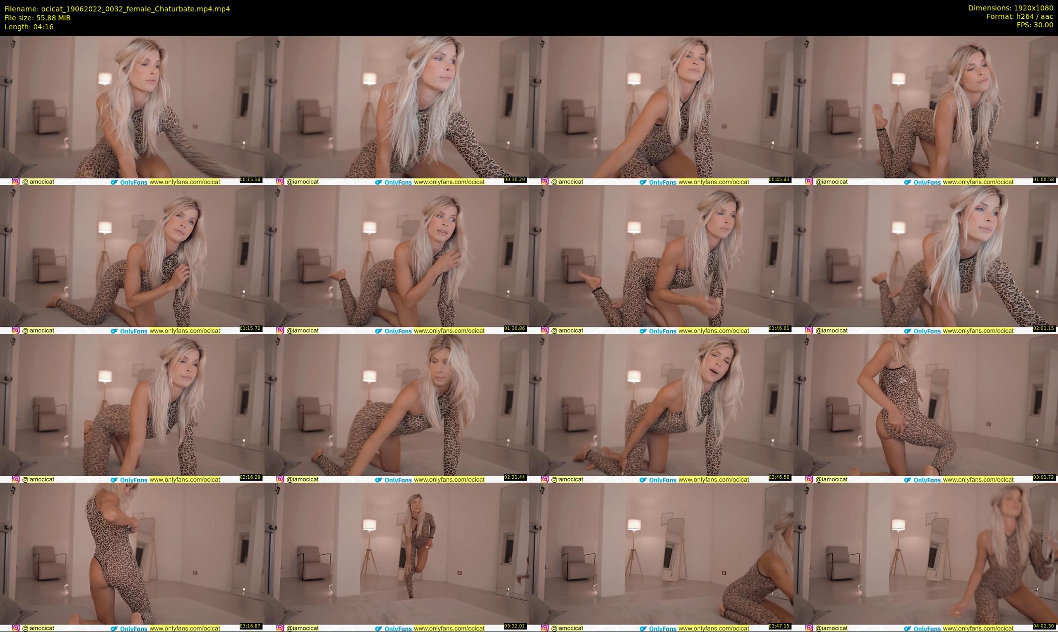 ocicat — 5 minute Chaturbate female cam show recording, 1080p, Jun 19, 2022