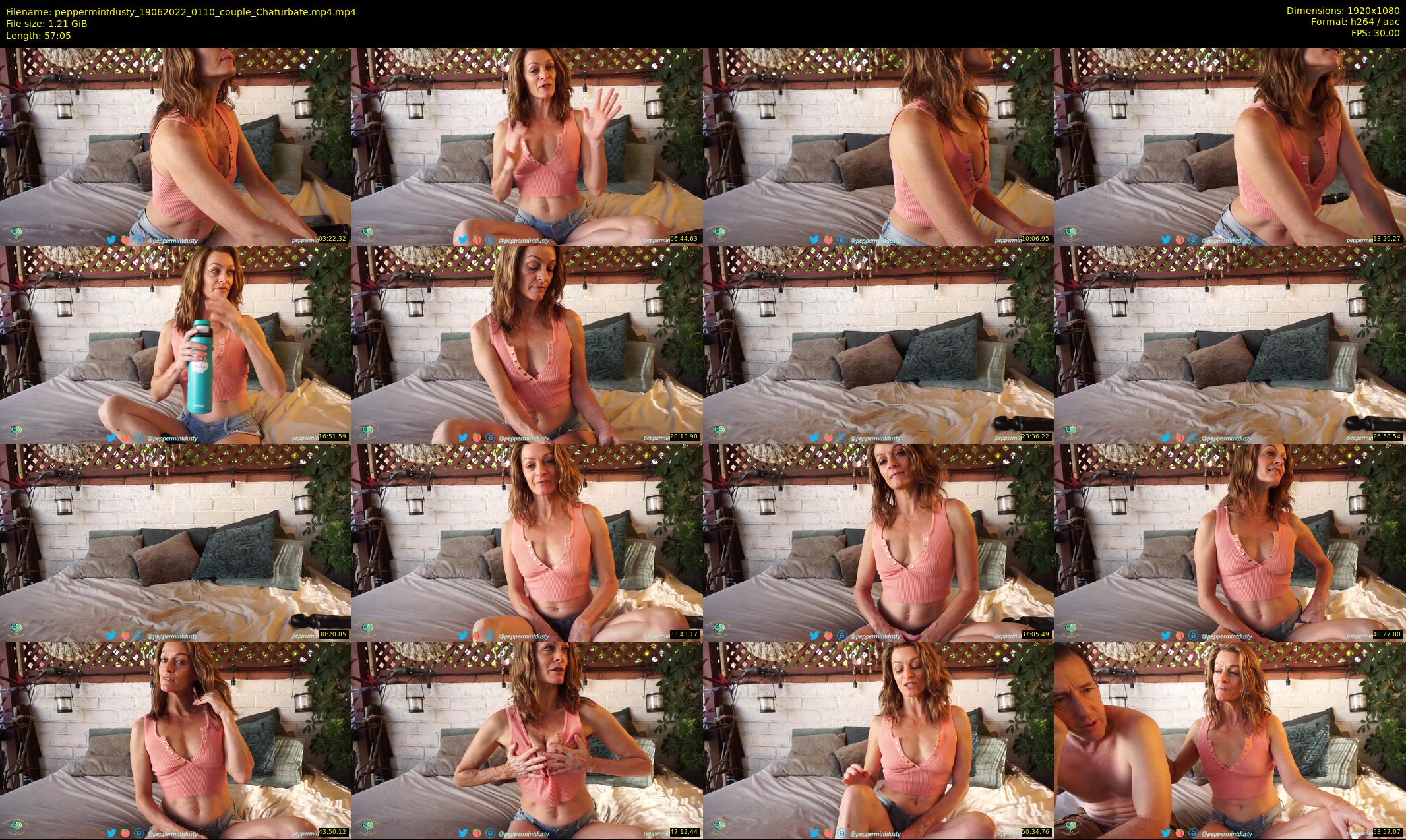 peppermintdusty — 58 minute Chaturbate couple cam show recording, 1080p, Jun 19, 2022