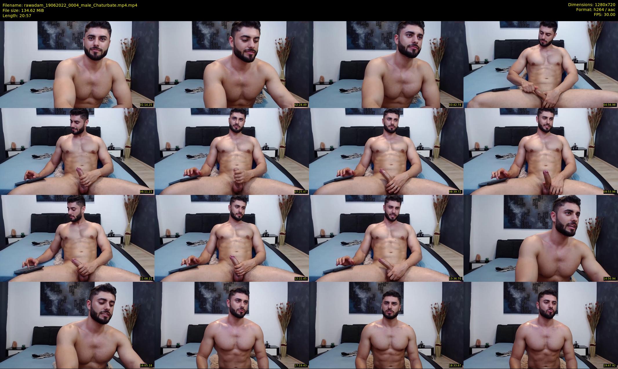 rawadam — 21 minute Chaturbate male cam show recording, 720p, Jun 19, 2022
