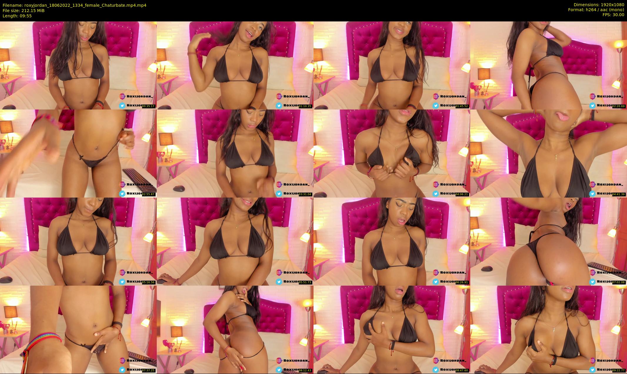 roxyjordan — 10 minute Chaturbate female cam show recording, 1080p, Jun 18, 2022
