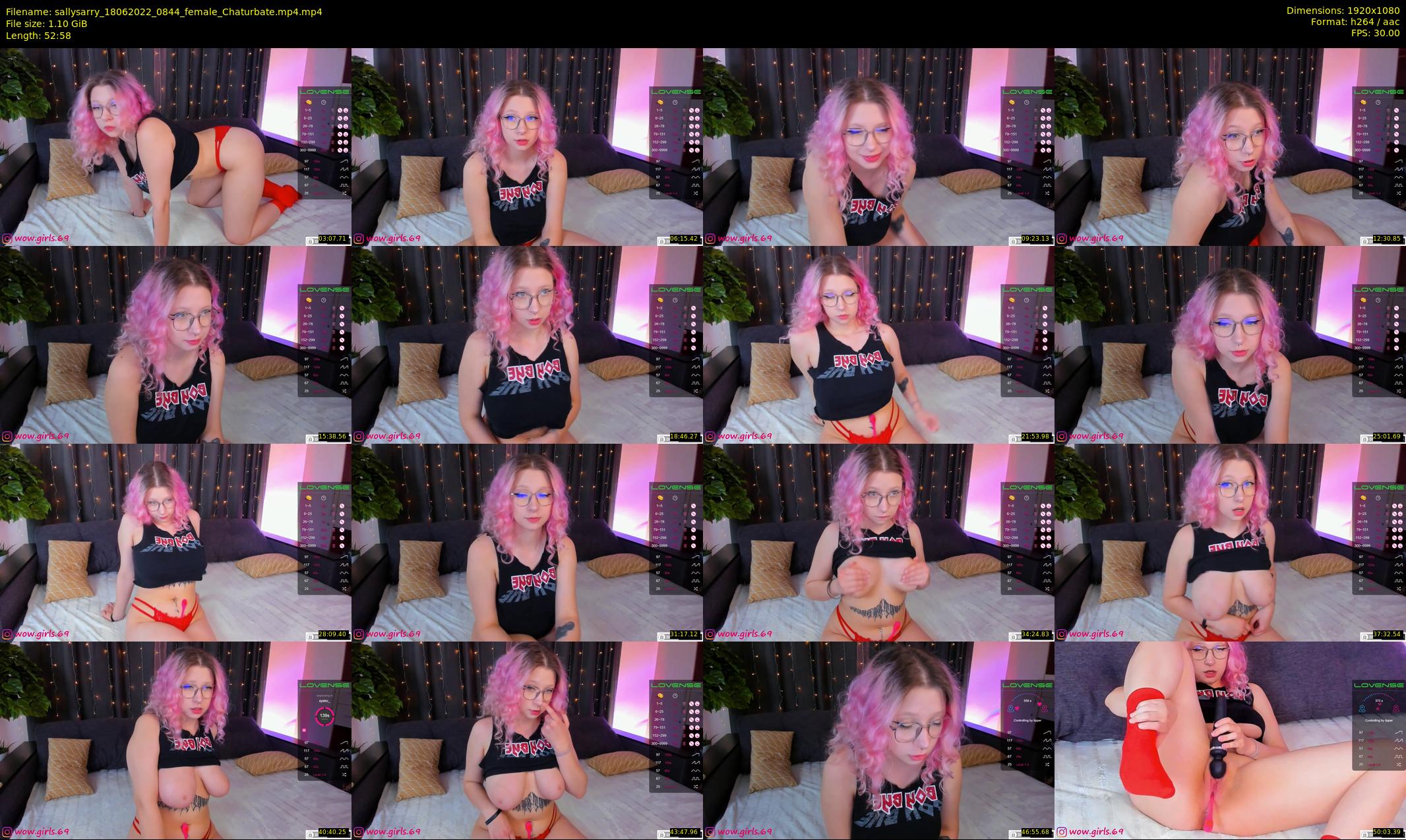 sallysarry — 53 minute Chaturbate couple cam show recording, 1080p, Jun 18, 2022