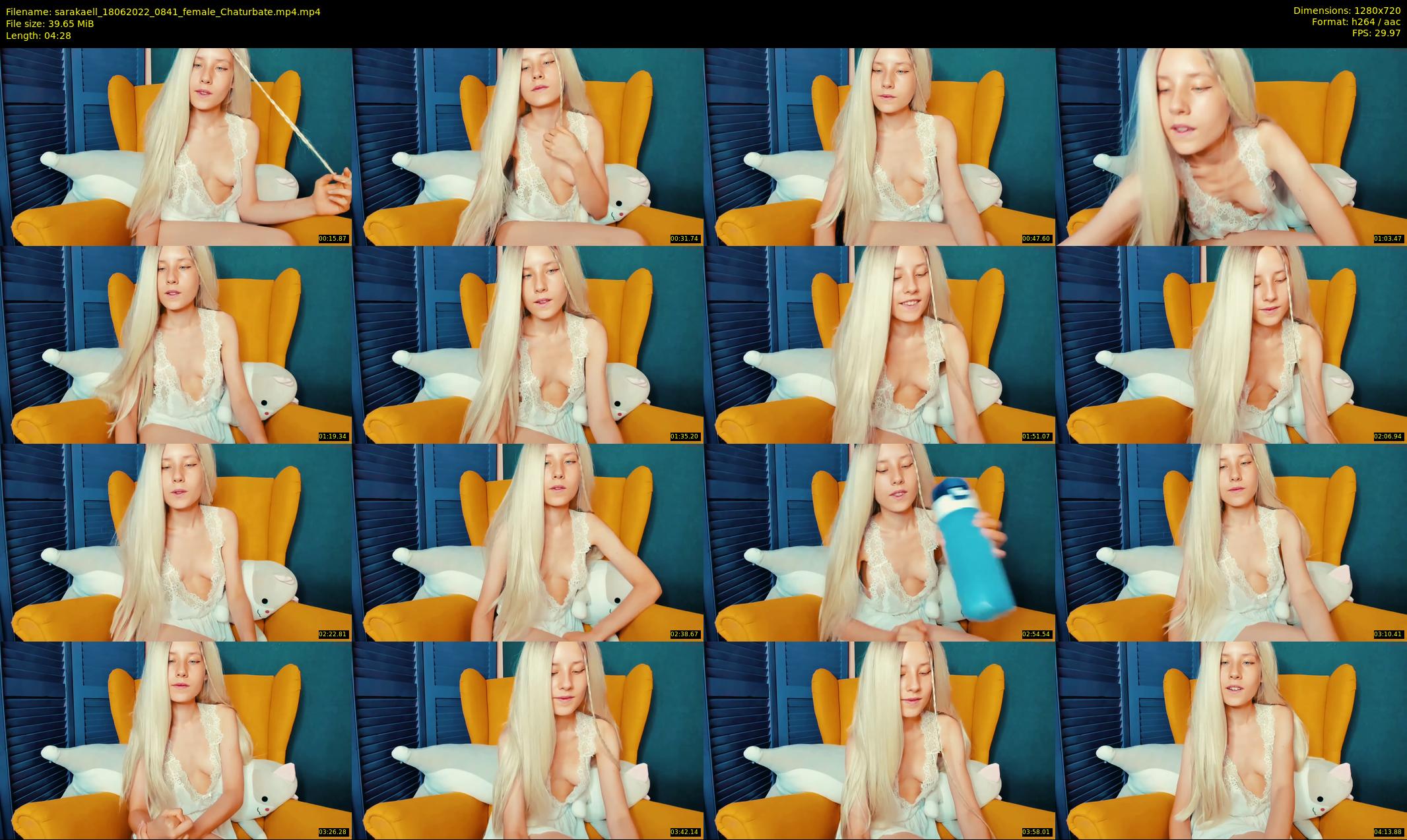 sarakaell — 5 minute Chaturbate female cam show recording, 720p, Jun 18, 2022