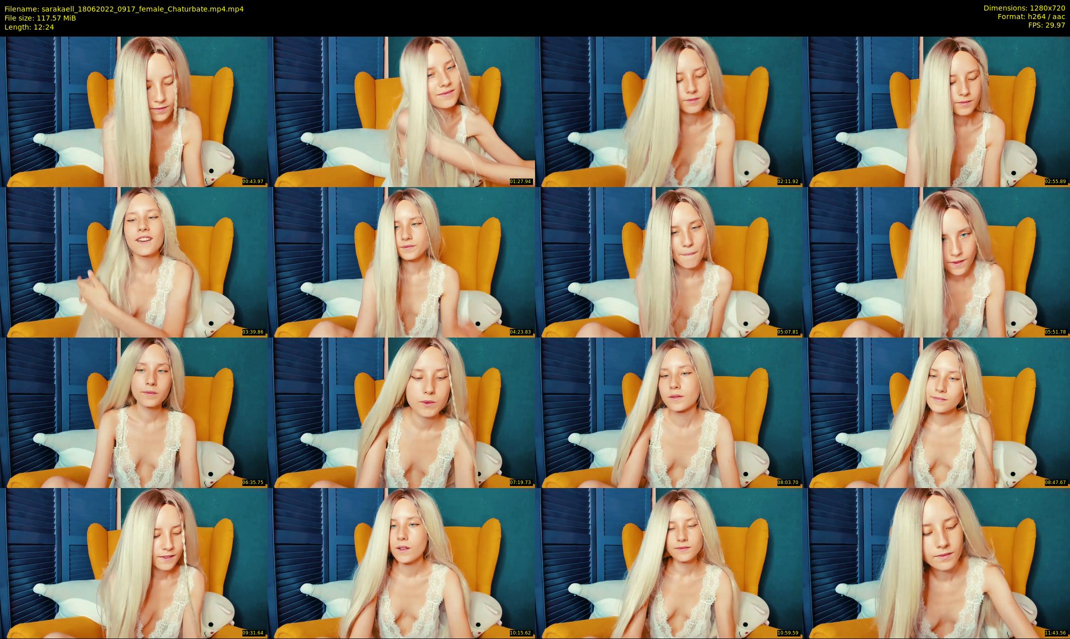 sarakaell — 13 minute Chaturbate female cam show recording, 720p, Jun 18, 2022