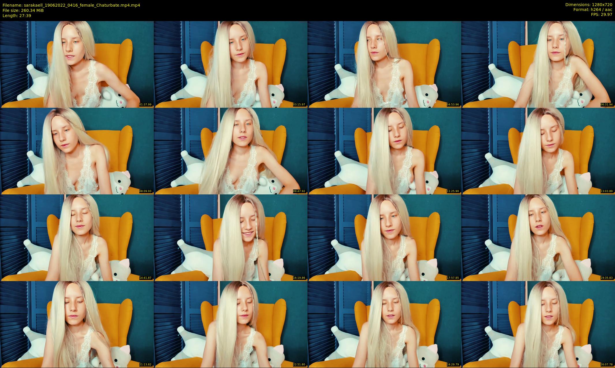 sarakaell — 28 minute Chaturbate female cam show recording, 720p, Jun 19, 2022