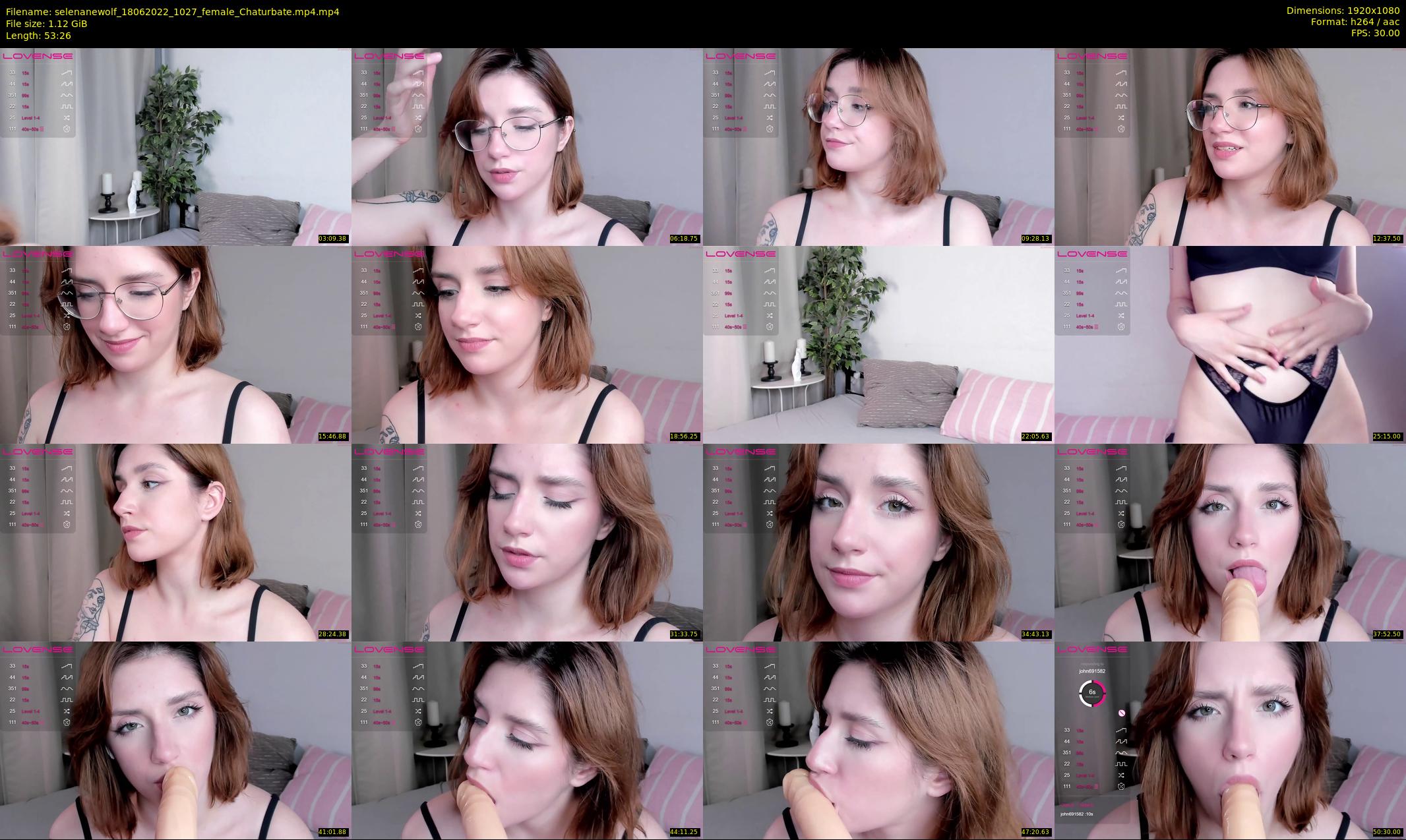 selenanewolf — 54 minute Chaturbate couple cam show recording, 1080p, Jun 18, 2022