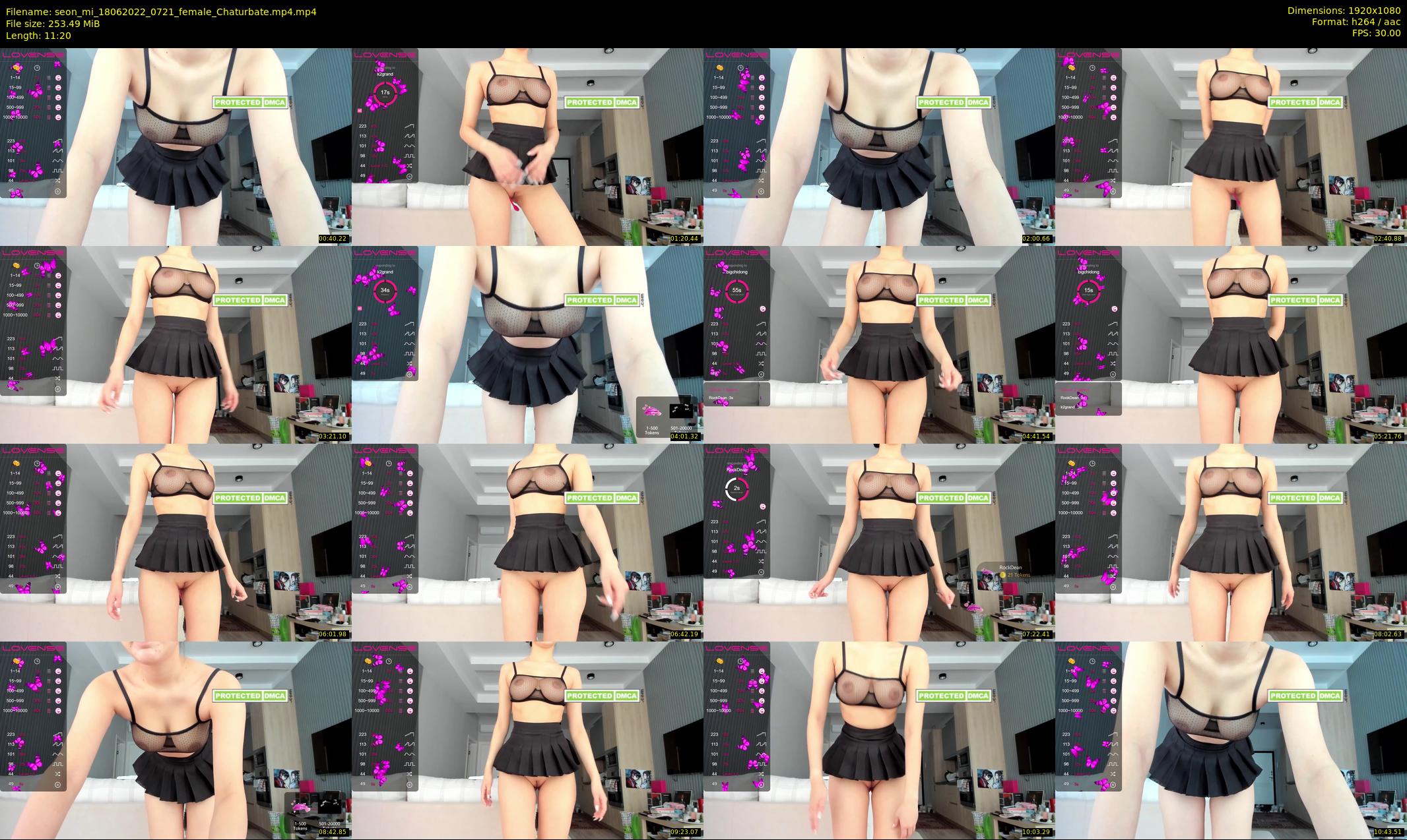 seon_mi — 12 minute Chaturbate female cam show recording, 1080p, Jun 18, 2022