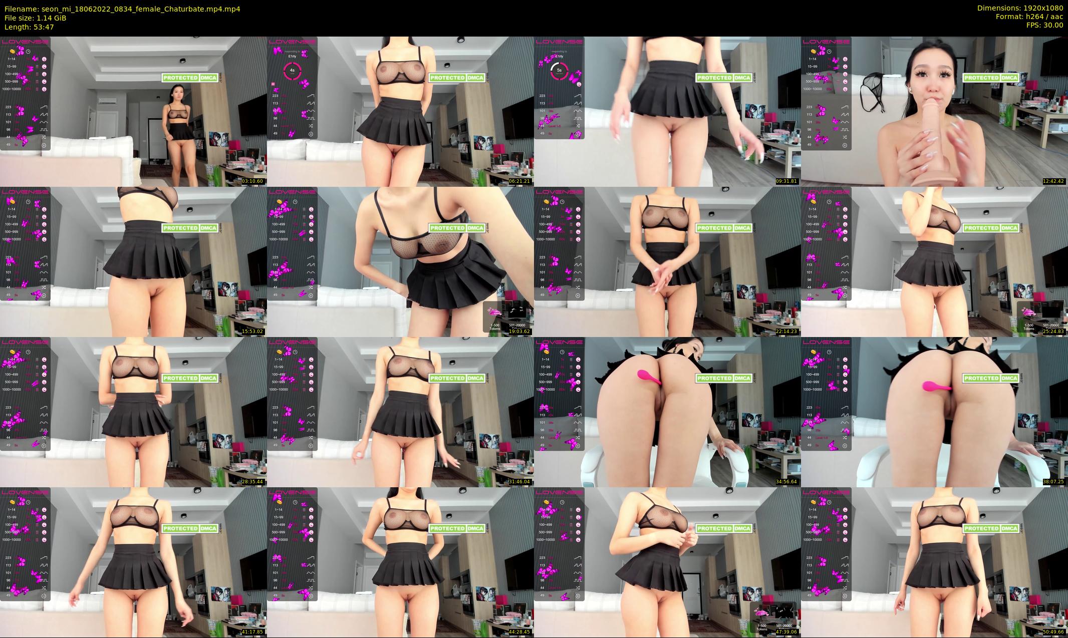 seon_mi — 54 minute Chaturbate female cam show recording, 1080p, Jun 18, 2022