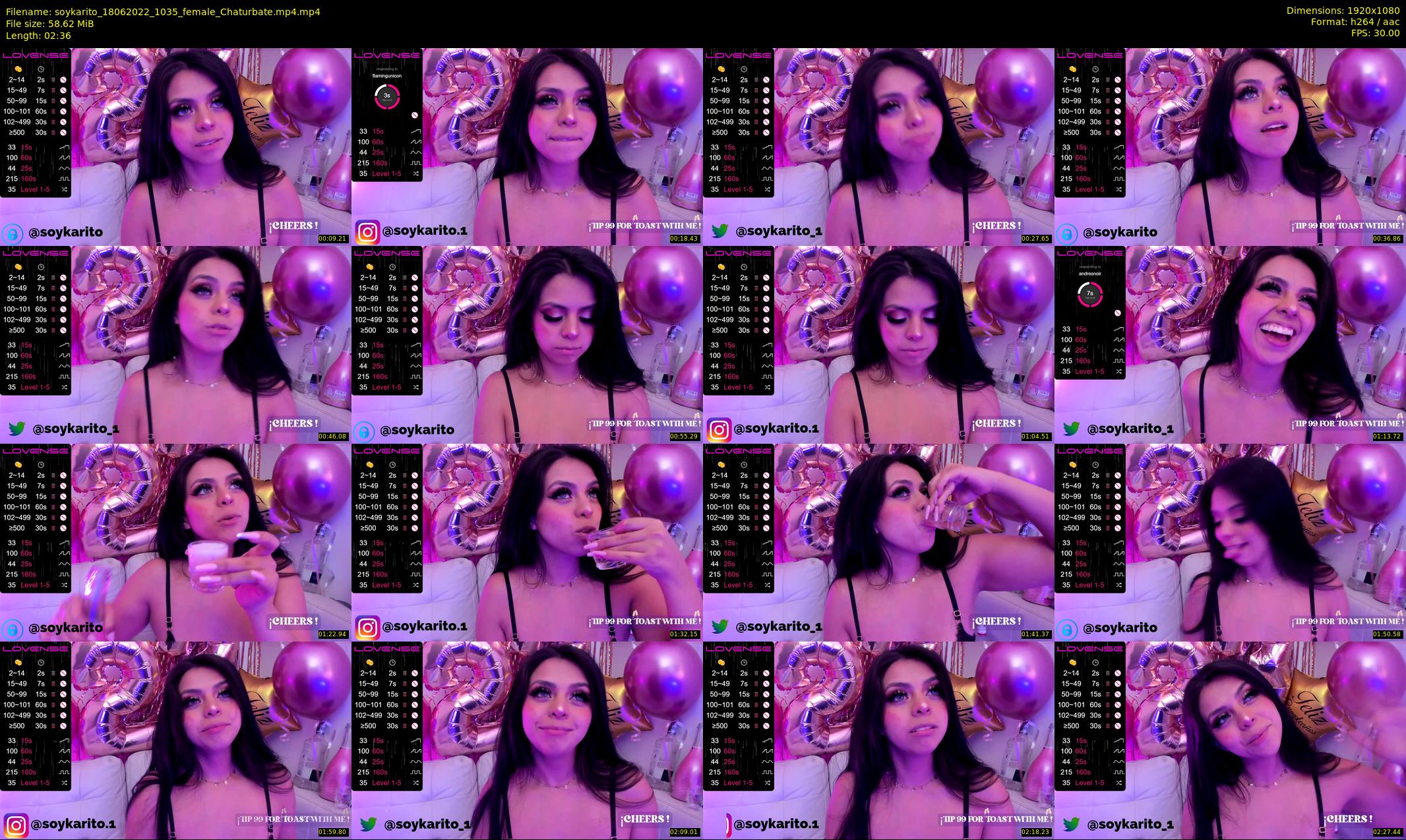 soykarito — 3 minute Chaturbate female cam show recording, 1080p, Jun 18, 2022