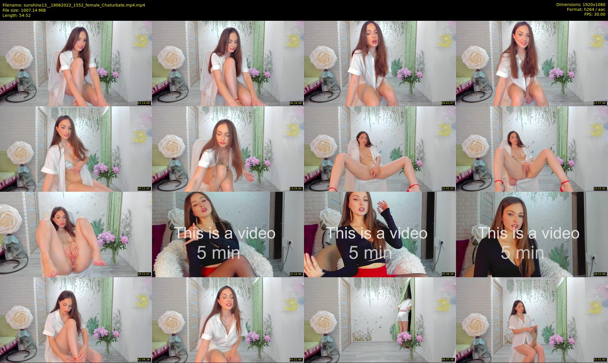 sunshine13_ — 55 minute Chaturbate female cam show recording, 1080p, Jun 18, 2022