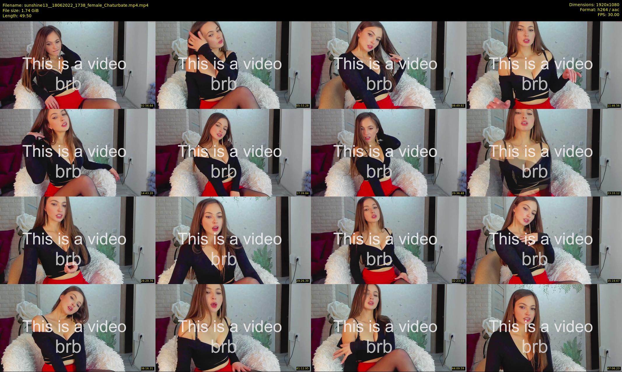 sunshine13_ — 50 minute Chaturbate female cam show recording, 1080p, Jun 18, 2022