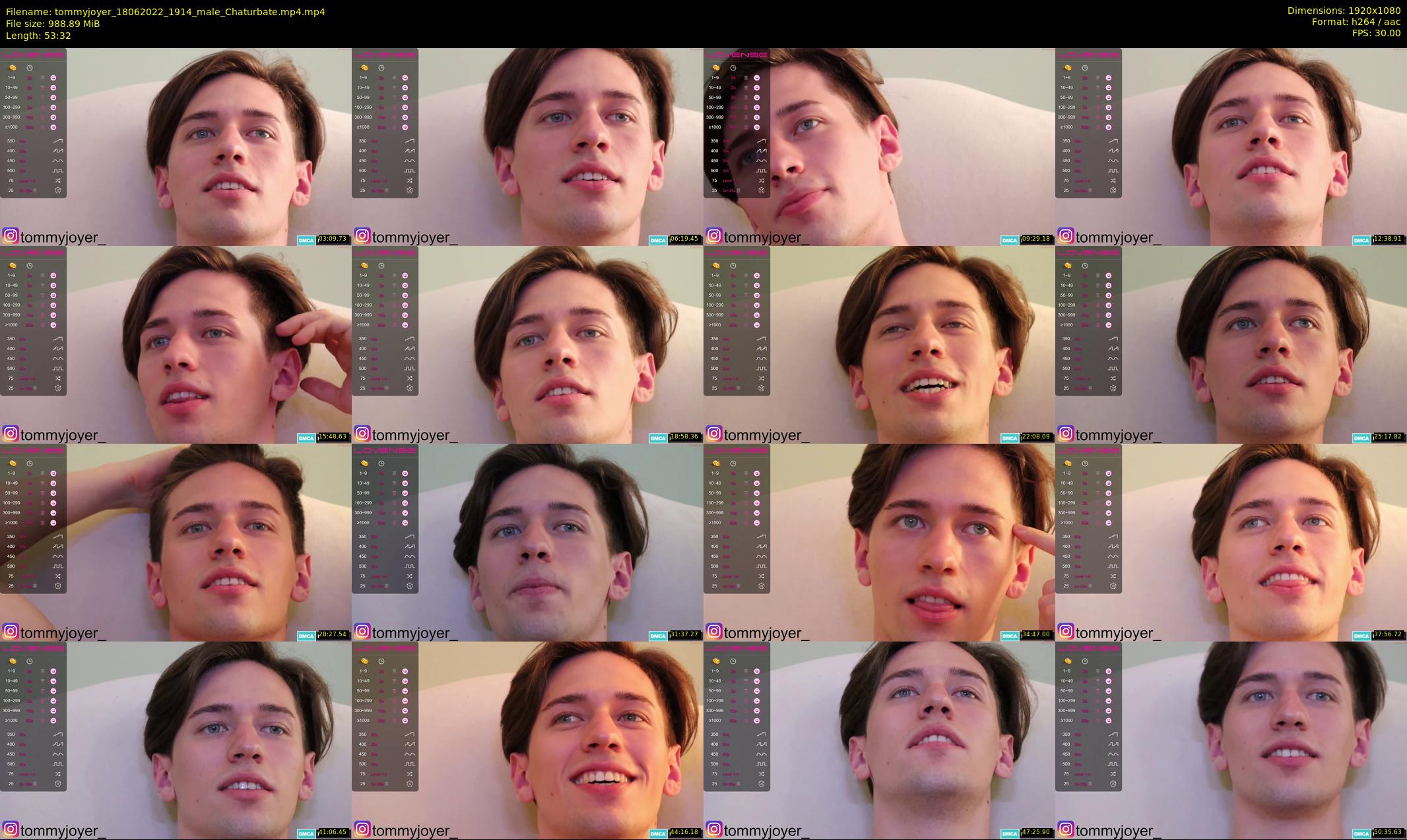 tommyjoyer — 54 minute Chaturbate male cam show recording, 1080p, Jun 18, 2022