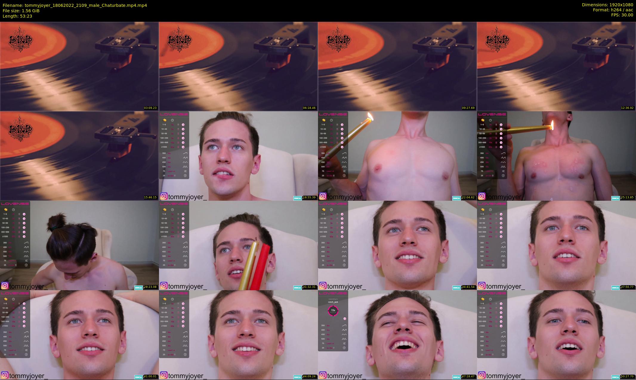 tommyjoyer — 54 minute Chaturbate male cam show recording, 1080p, Jun 18, 2022