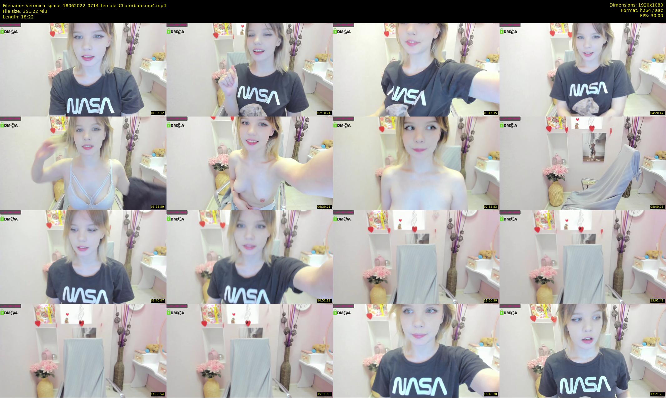 veronica_space — 19 minute Chaturbate female cam show recording, 1080p, Jun 18, 2022