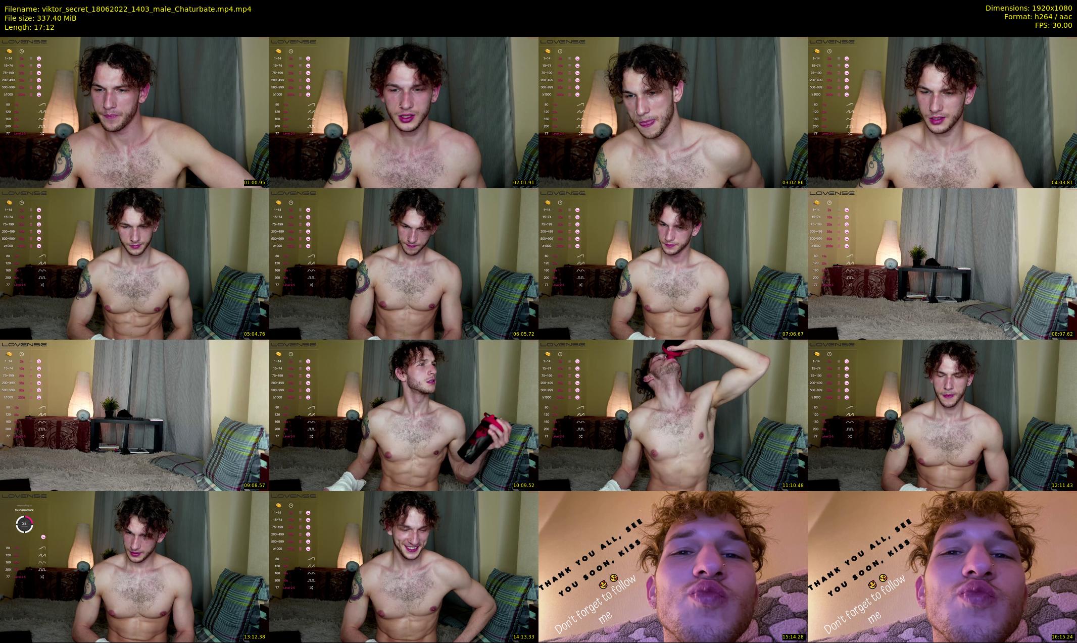 viktor_secret — 18 minute Chaturbate male cam show recording, 1080p, Jun 18, 2022