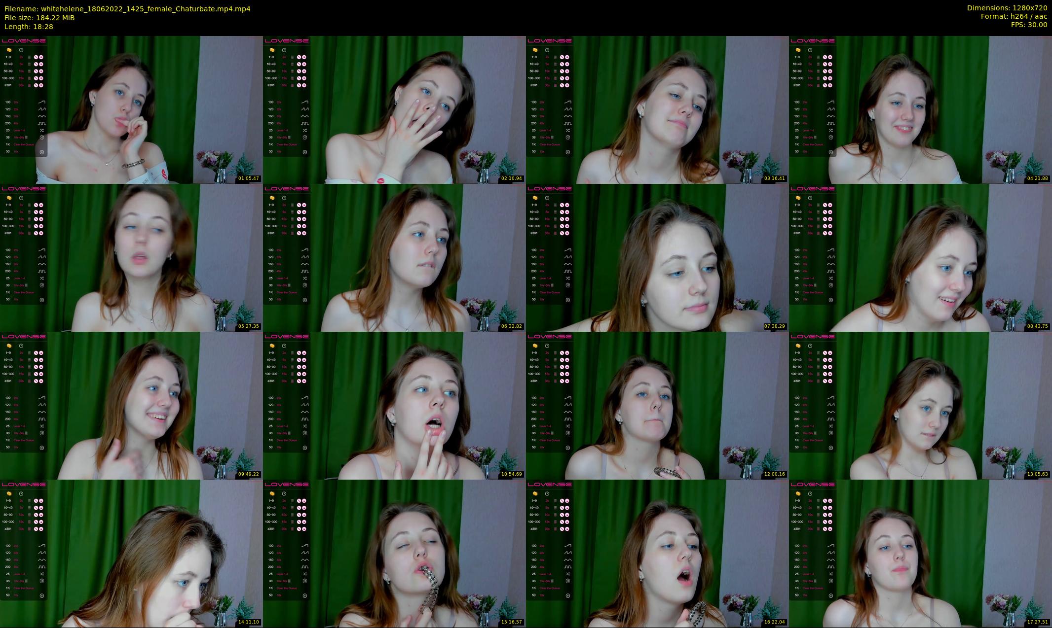 whitehelene — 19 minute Chaturbate female cam show recording, 720p, Jun 18, 2022