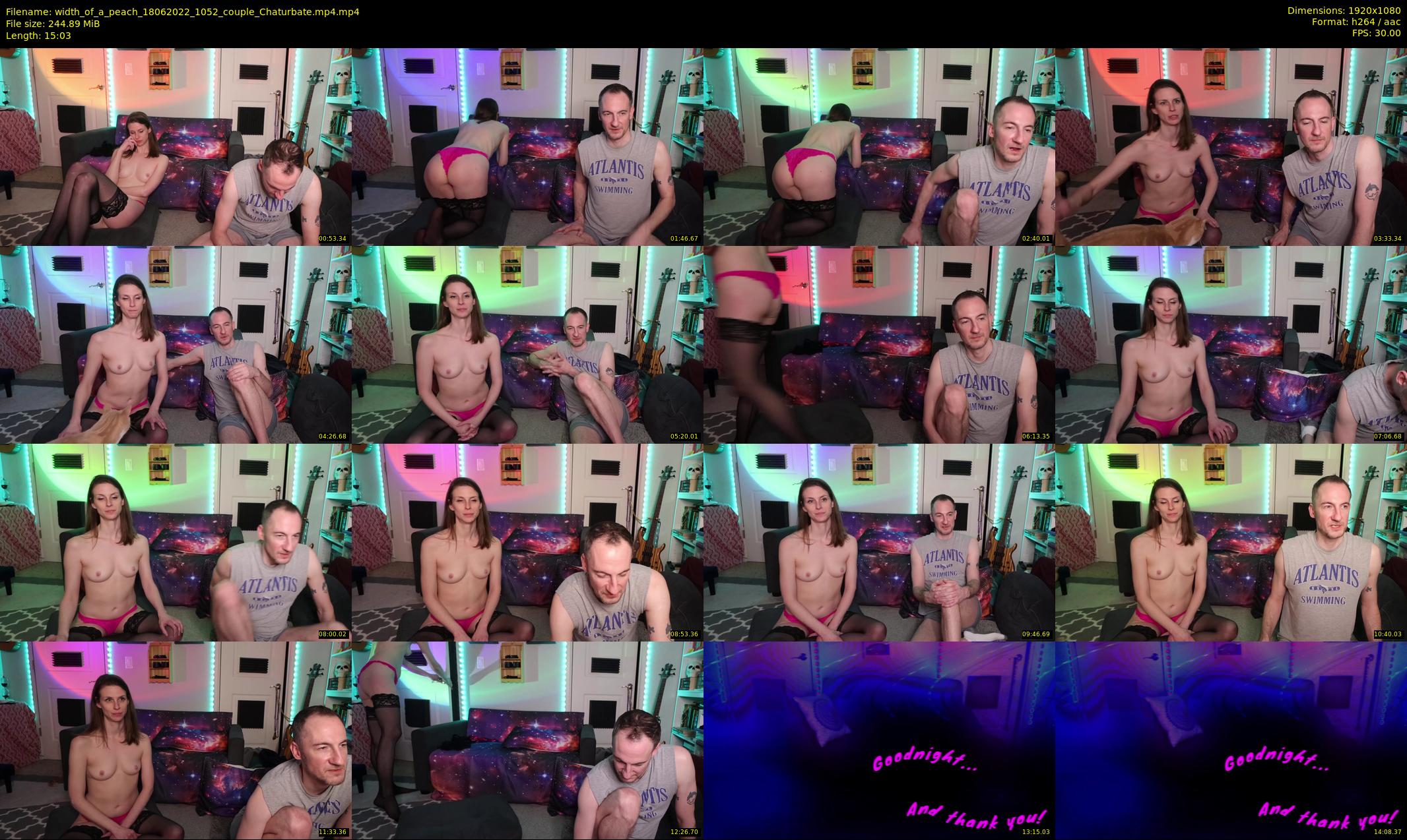 width_of_a_peach — 16 minute Chaturbate couple cam show recording, 1080p, Jun 18, 2022