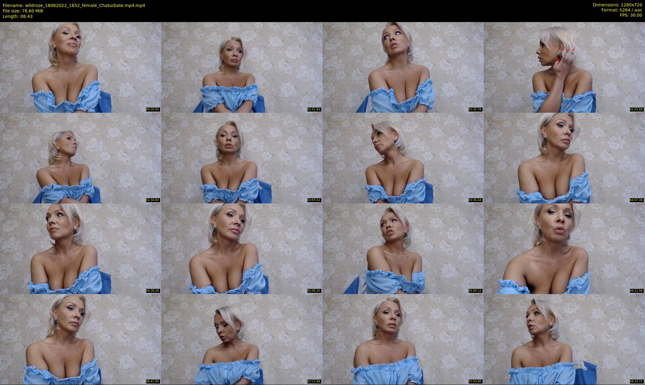 wildroze — 9 minute Chaturbate female cam show recording, 720p, Jun 18, 2022