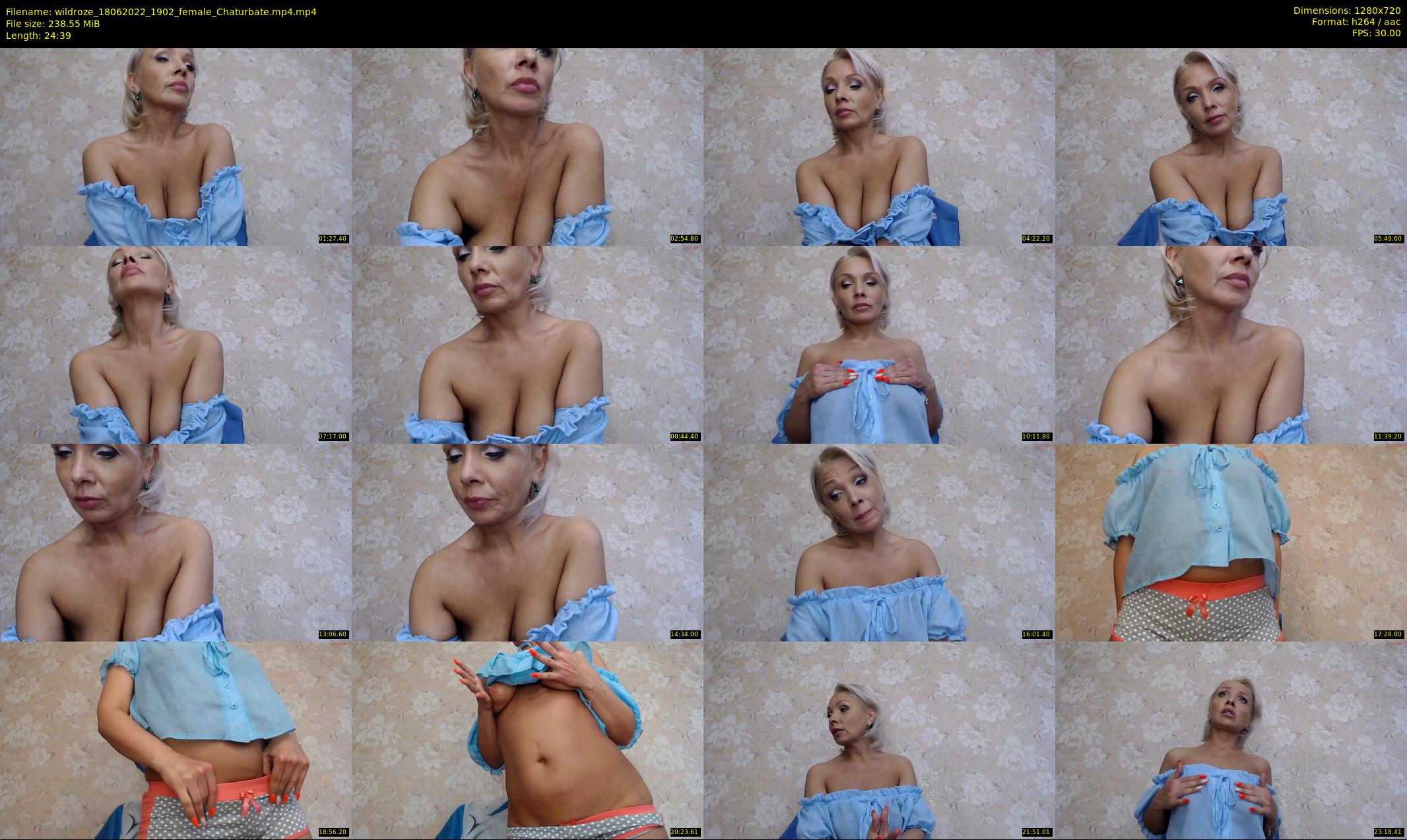 wildroze — 25 minute Chaturbate female cam show recording, 720p, Jun 18, 2022