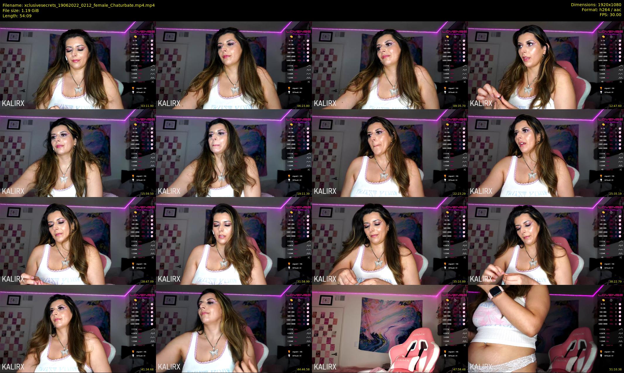 xclusivesecrets — 55 minute Chaturbate female cam show recording, 1080p, Jun 19, 2022