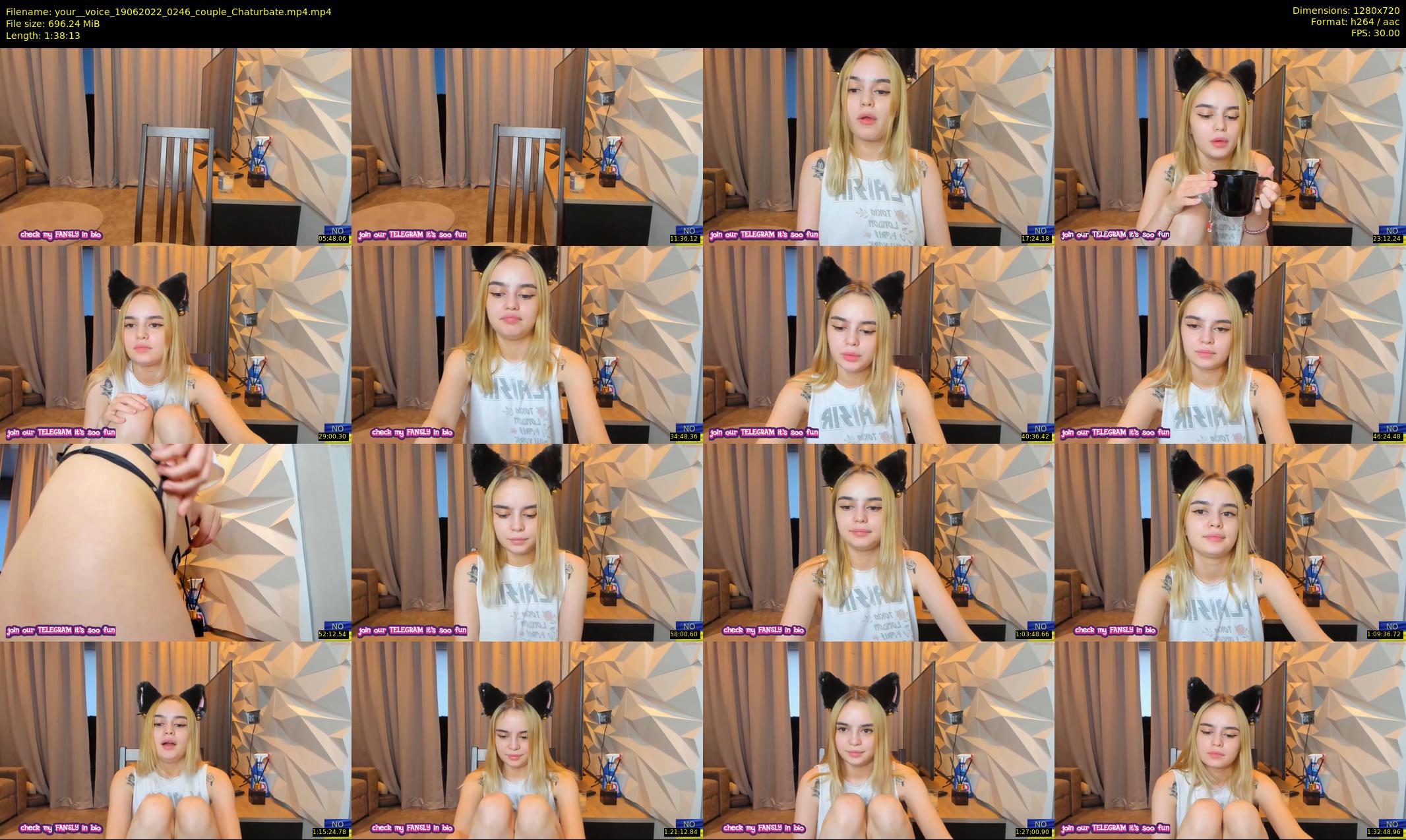 your__voice — 99 minute Chaturbate female cam show recording, 720p, Jun 19, 2022