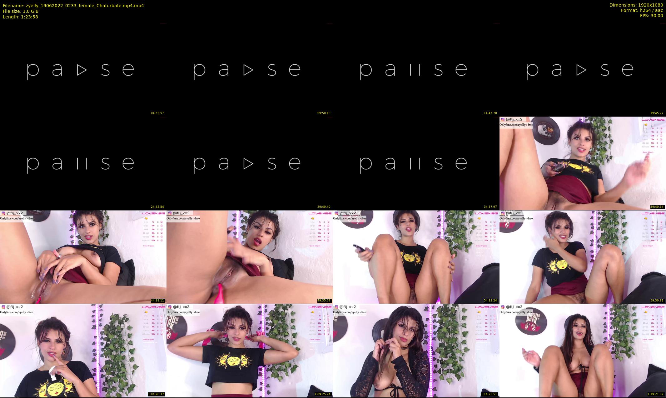 zyelly — 84 minute Chaturbate female cam show recording, 1080p, Jun 19, 2022