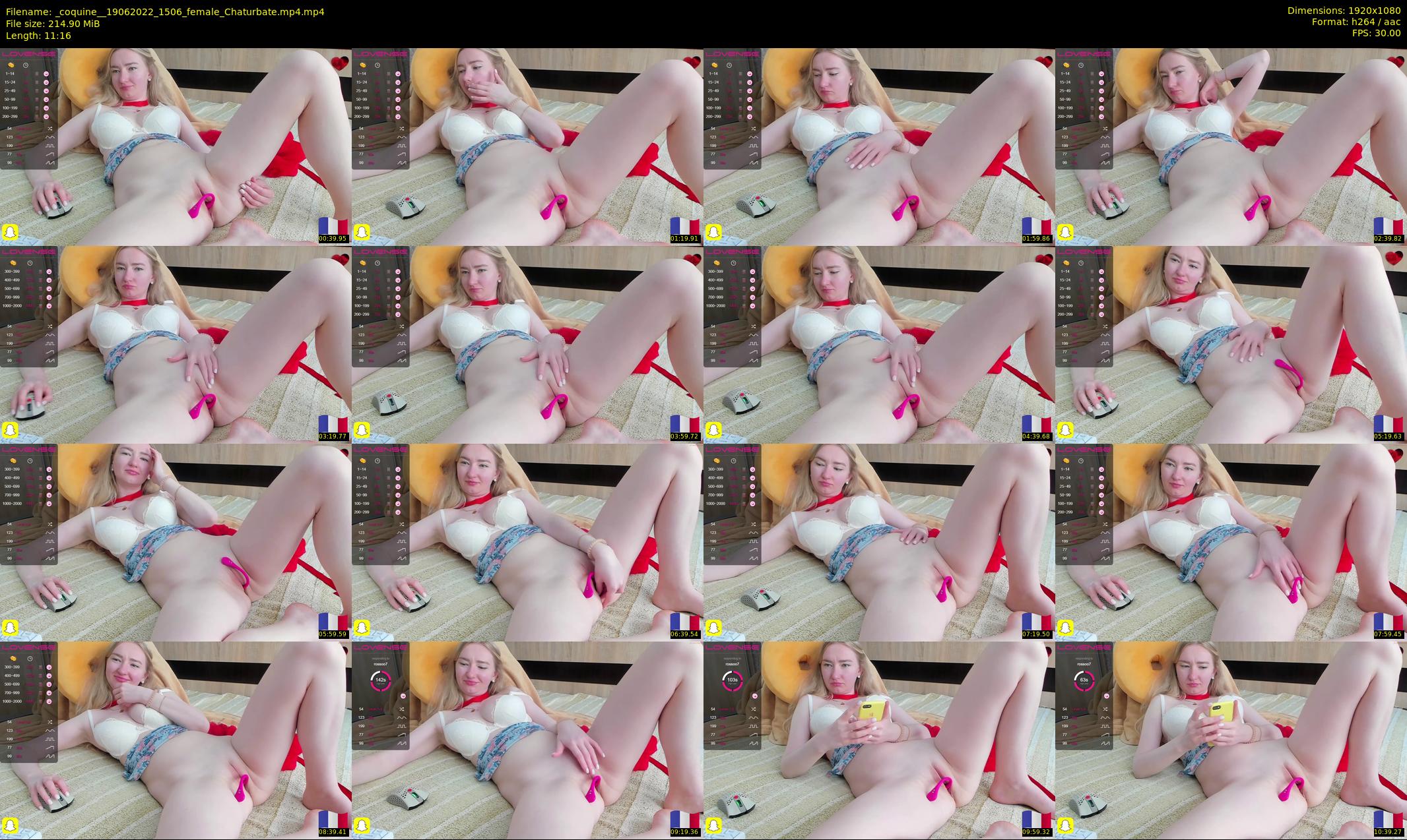 _coquine_ — 12 minute Chaturbate female cam show recording, 1080p, Jun 19, 2022