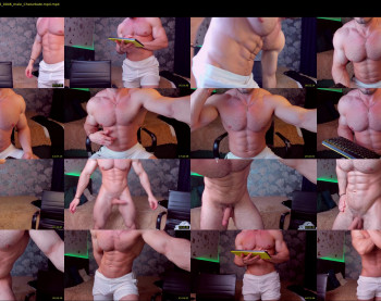 adam_muscle_ — 51 minute Chaturbate male cam show recording, 1080p, Jun 20, 2022
