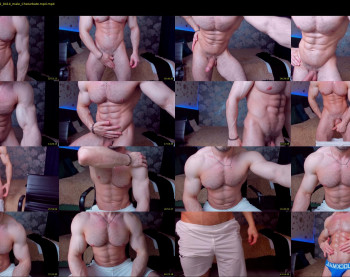 adam_muscle_ — 49 minute Chaturbate male cam show recording, 1080p, Jun 20, 2022