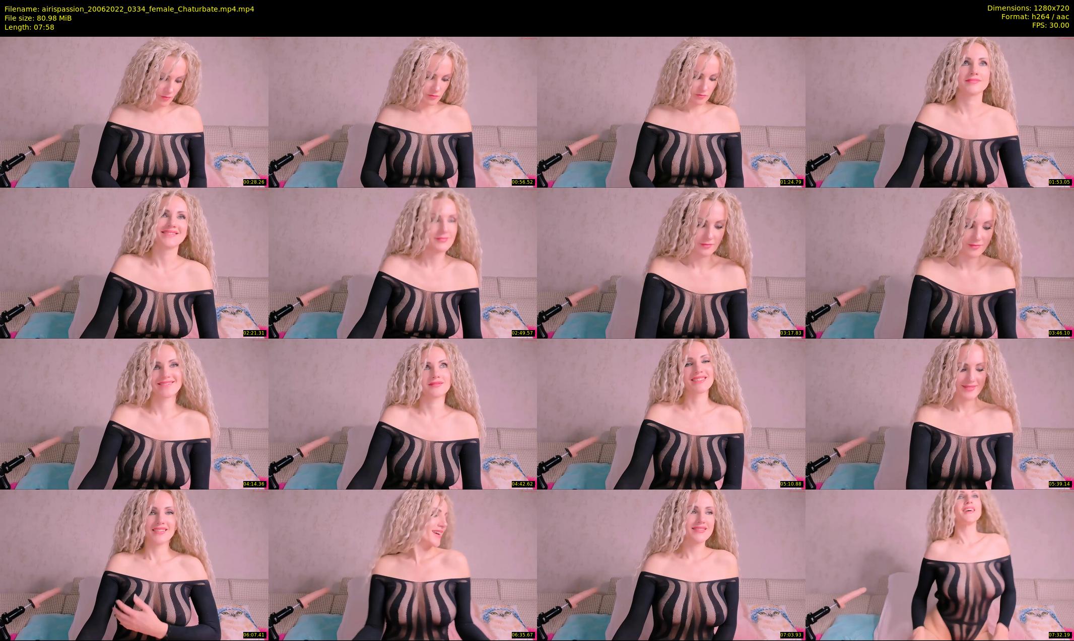 airispassion — 8 minute Chaturbate female cam show recording, 720p, Jun 20, 2022