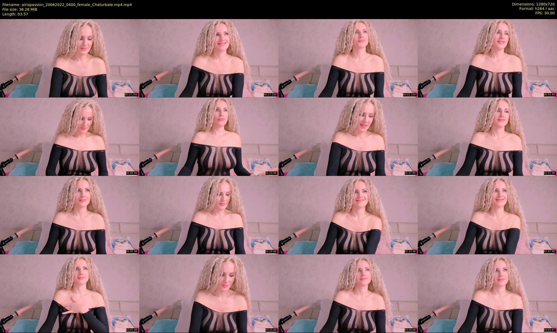 airispassion — 4 minute Chaturbate female cam show recording, 720p, Jun 20, 2022