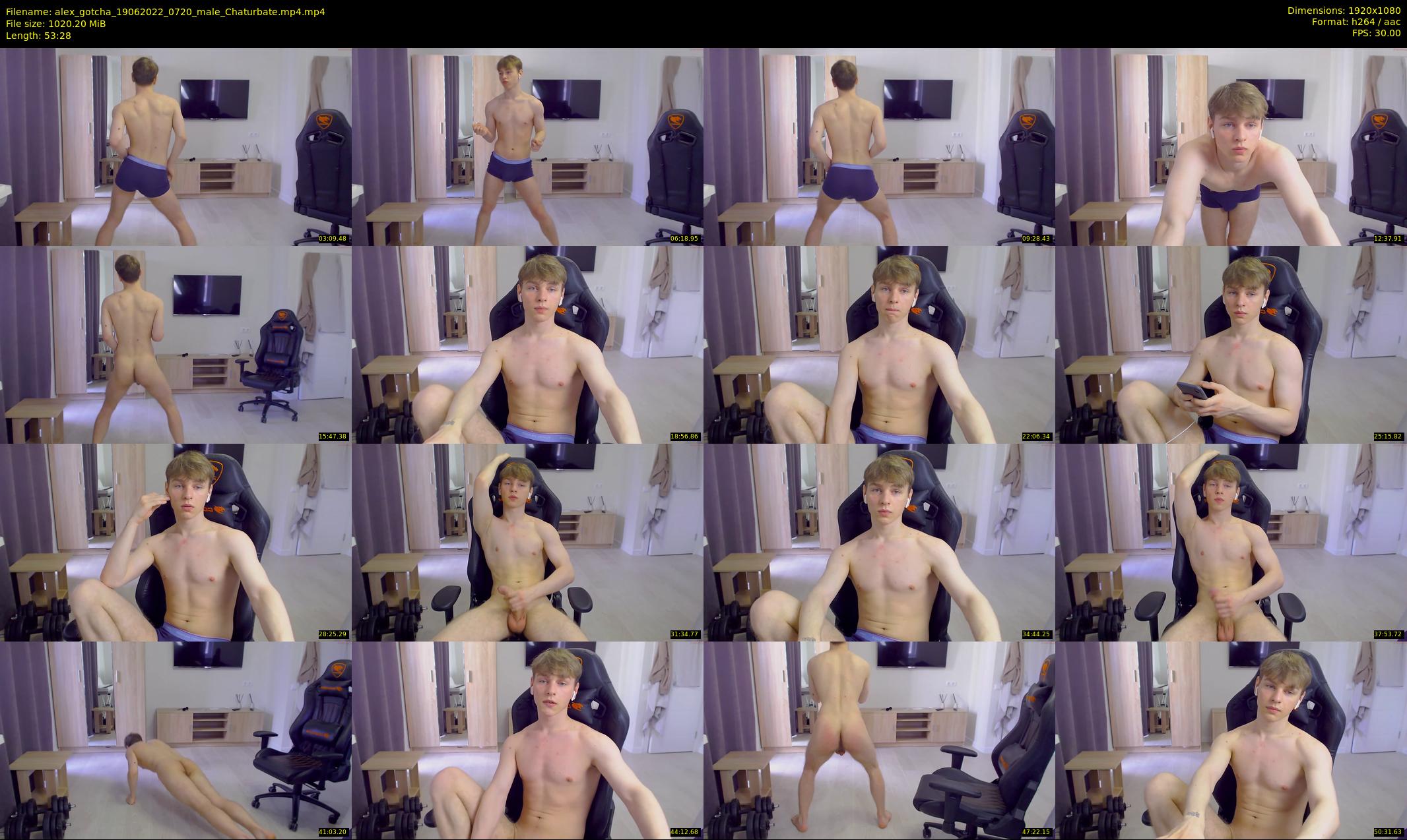 alex_gotcha — 54 minute Chaturbate male cam show recording, 1080p, Jun 19, 2022