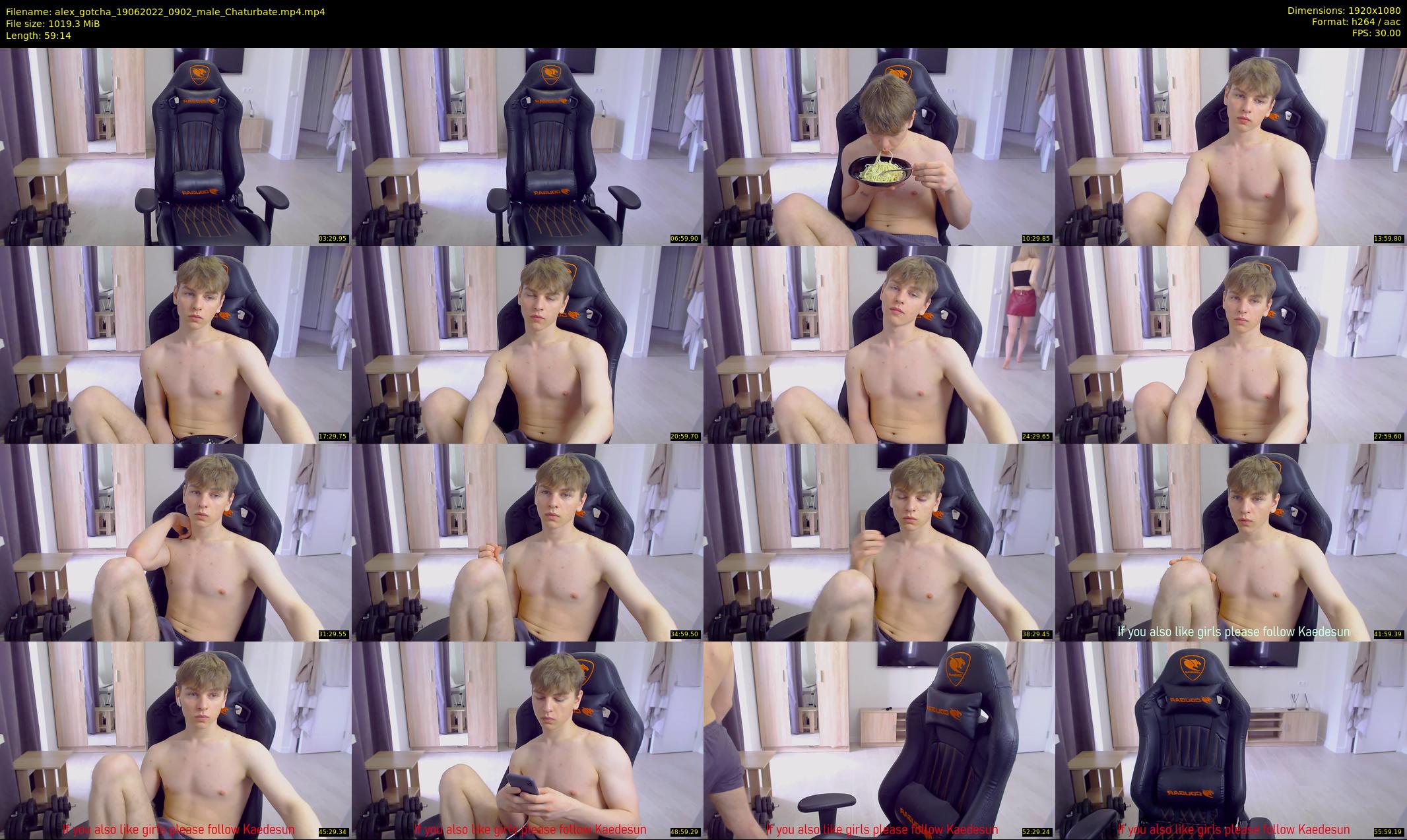 alex_gotcha — 60 minute Chaturbate male cam show recording, 1080p, Jun 19, 2022