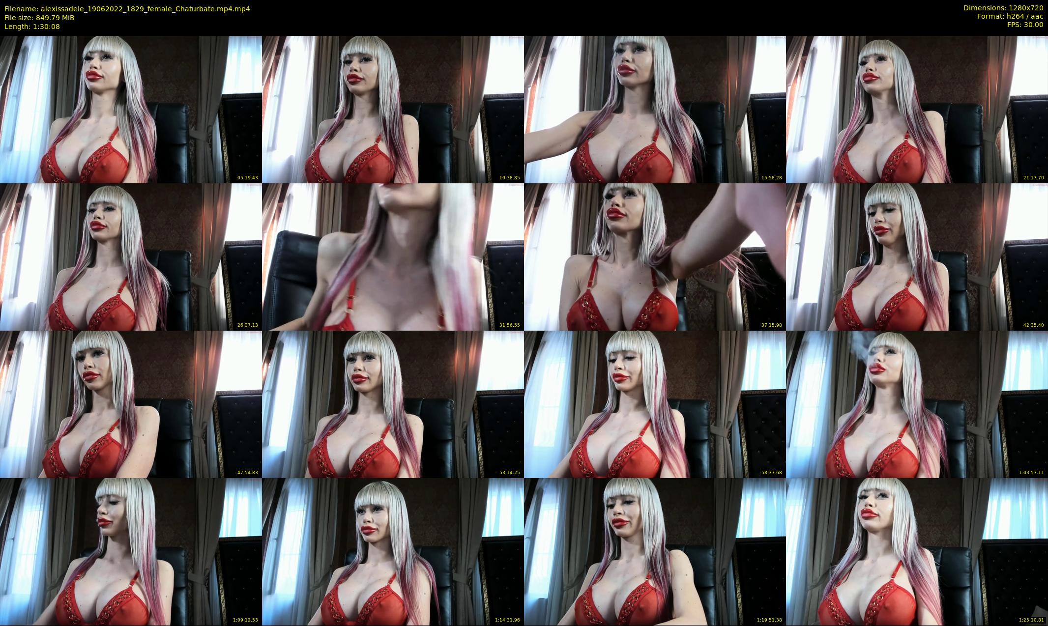 alexissadele — 91 minute Chaturbate female cam show recording, 720p, Jun 19, 2022