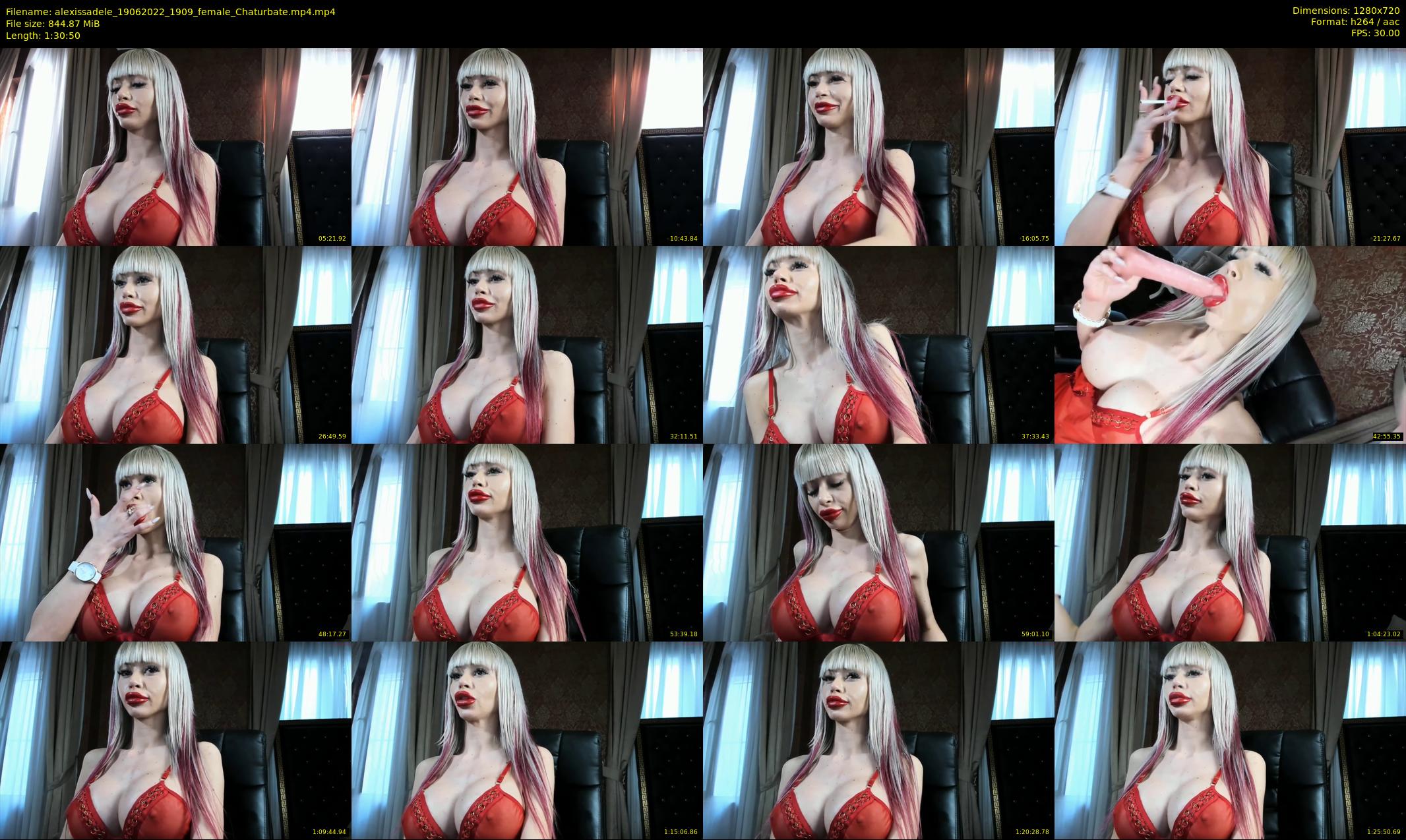 alexissadele — 91 minute Chaturbate female cam show recording, 720p, Jun 19, 2022